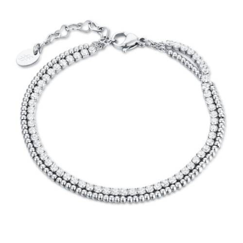Brand Gioielli Collezione Crystal BRACCIALE DOPPIO TENNIS E SFERE