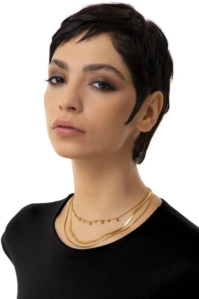 VESTOPAZZO ROMA COLLANA 3 CATENE MIX - immagine 2