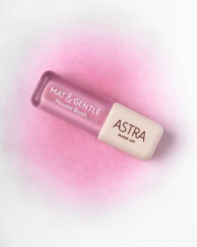 ASTRA MAKE-UP MAT&GENTLE MOUSSE BLUSH - Blush Finish Mat Vellutato 02 Tulle - immagine 4
