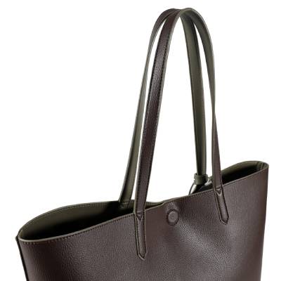 MARIACELINE MOOD SHOPPER BAG MC6906-1 COFFEE-GREEN - immagine 3