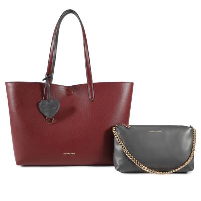 MARIACELINE MOOD SHOPPER BAG MC6906-1 RED-GREY
