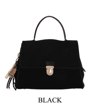 ALESSIA MASSIMO BORSA A MANO BLACK STYLE6514