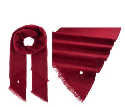 ALESSIA MASSIMO SCIARPA BURGUNDY STYLESP2758