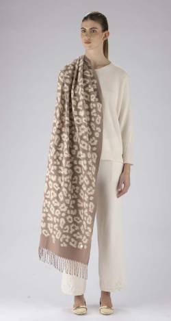 ALESSIA MASSIMO SCIARPA TAUPE STYLESP2752 - immagine 2